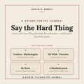Say the Hard Thing cover