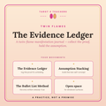 The Evidence Ledger cover