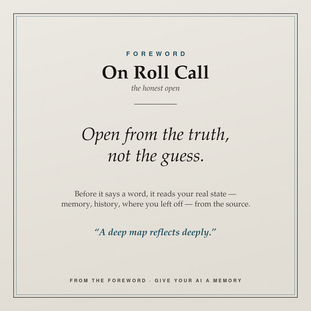 Roll Call — Session Initializer (Claude Agent Skill)